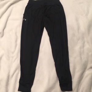 Under Armour black joggers training pants XS